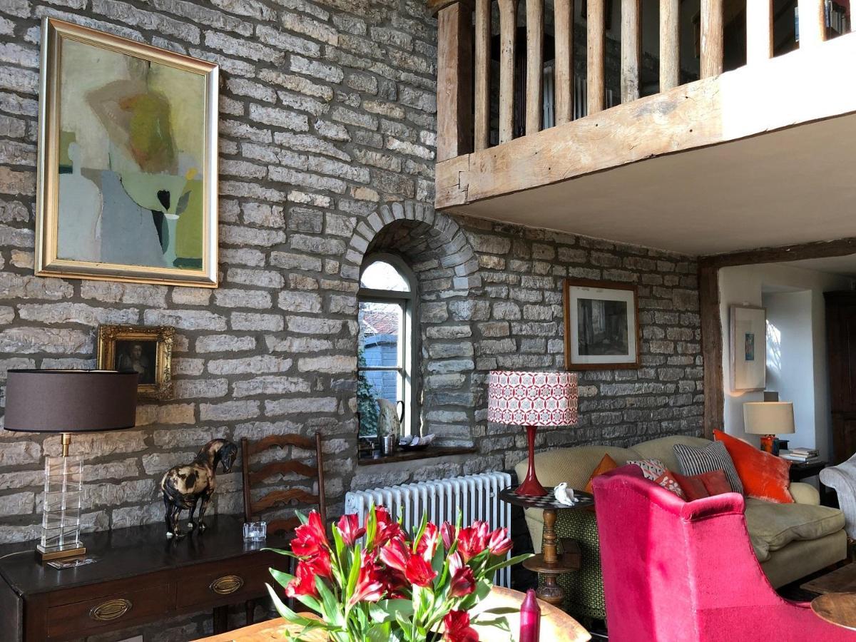 Peaceful Stone Barn Conversion In Somerset Villa Hurcot Bagian luar foto