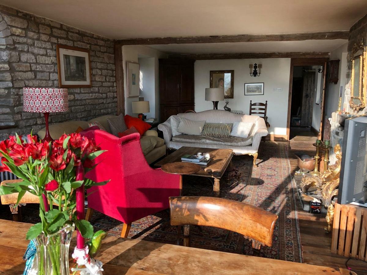 Peaceful Stone Barn Conversion In Somerset Villa Hurcot Bagian luar foto